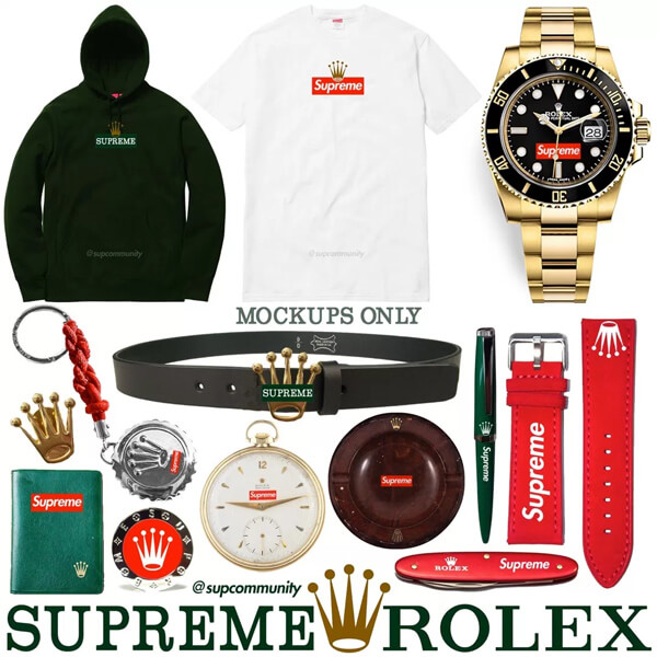 Supreme x Rolex コラボアイテムが2018年に発売予定
