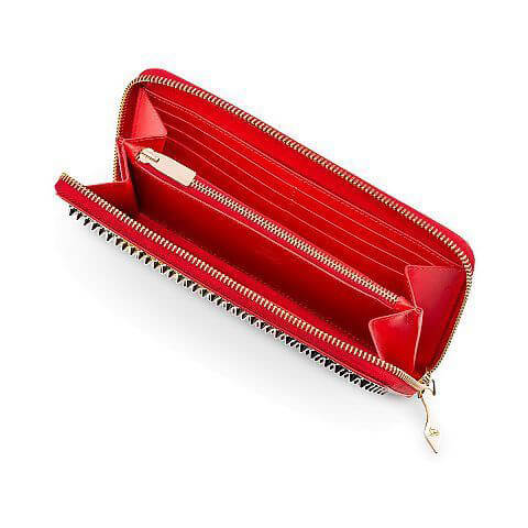 2025新作限定 クリスチャンルブタンコピー Panettone Spiked Leather Wallet 長財布 8051110