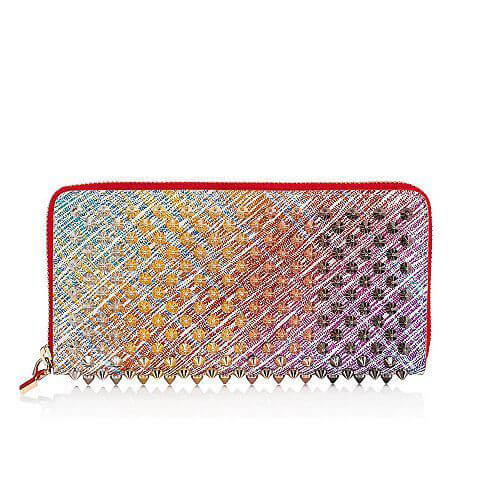 2025新作限定 クリスチャンルブタンコピー Panettone Spiked Leather Wallet 長財布 8051110