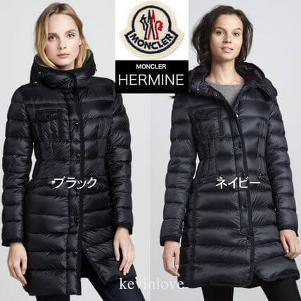 今年も人気！18/19モンクレール スーパーコピー HERMINEエルミンヌ Black & Navy レディース 8113010