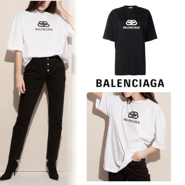 バレンシアガ Tシャツコピー 2025新作限定  New BB Mode オーバーサイズ 9080707