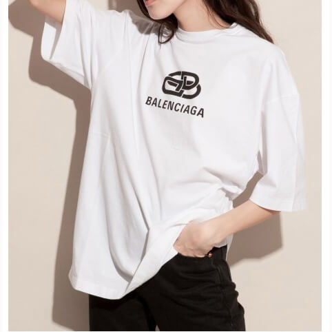 バレンシアガ Tシャツコピー 2025新作限定  New BB Mode オーバーサイズ 9080707