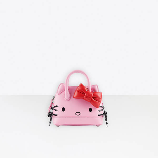 2025新作 バレンシアガ 偽物 XXSハローキティトップハンドルバッグ 6190151CBO35616 pink
