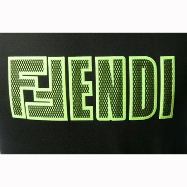 19AW VIP フェンディ偽物 コットン フェンディ プリント ロング Tシャツ100909