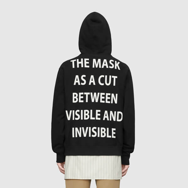 2025年春夏新作 クール☆グッチ いちご コピー Mask Print オーバーサイズ スウェットシャツ☆グッチJ9829