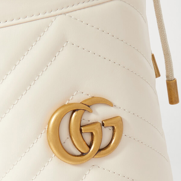 2025新作限定 グッチスーパーコピー∞∞ グッチ ∞∞ GG Marmont Mini leather バケットショルダー☆M82037