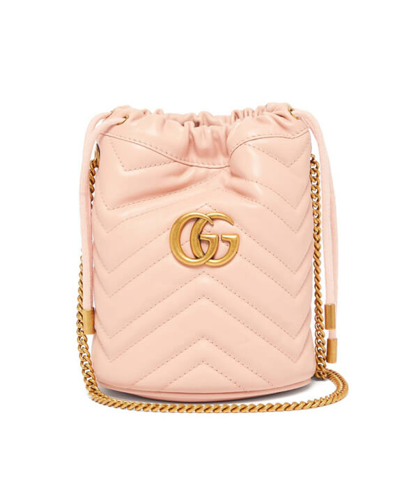 2025新作限定人気 グッチコピー∞∞ グッチ ∞∞ GG Marmont Mini leather バケットショルダー☆M82039
