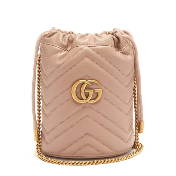 2025新作限定人気 グッチコピー∞∞ グッチ ∞∞ GG Marmont Mini leather バケットショルダー☆M82039