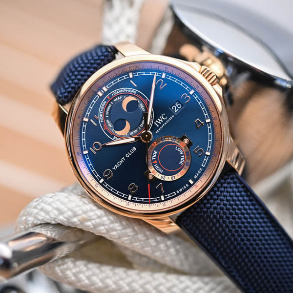 2025年 IWC 新作　ポルトギーゼ・ヨットクラブ・ムーン＆タイド IW344001