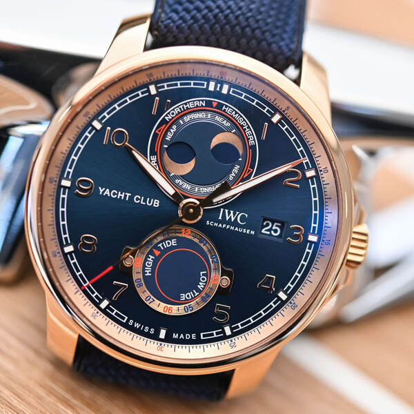 2025年 IWC 新作　ポルトギーゼ・ヨットクラブ・ムーン＆タイド IW344001