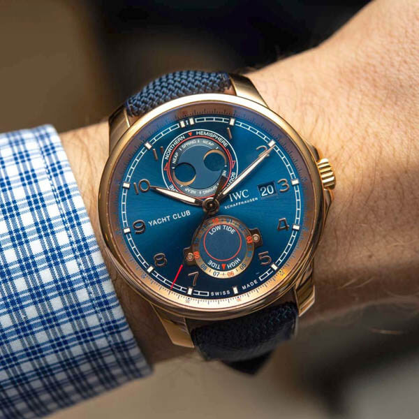 2025年 IWC 新作　ポルトギーゼ・ヨットクラブ・ムーン＆タイド IW344001