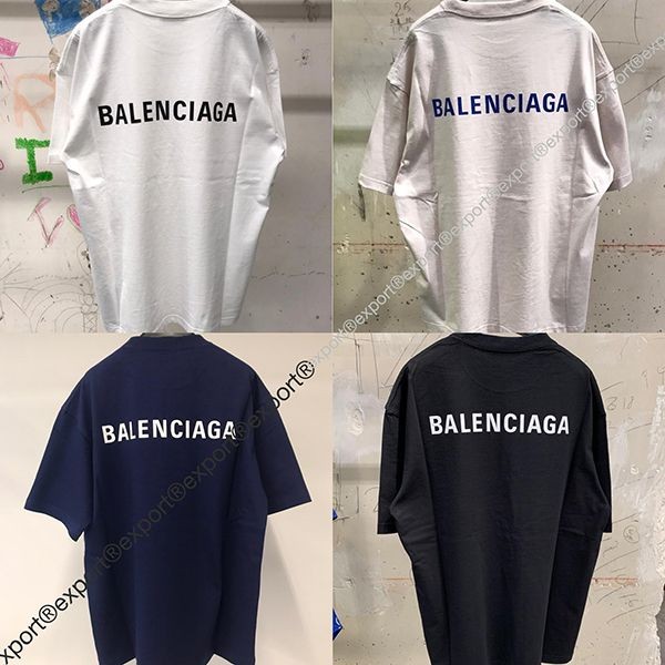 争奪戦♡バレンシアガ Tシャツ コピー★メンズ背中ロゴミディアムフィットTシャツ各色 21053111