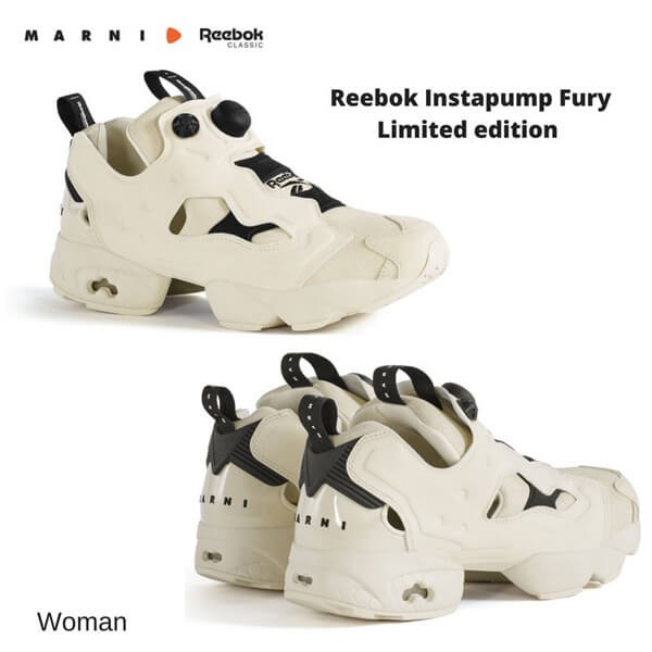 ポンプフューリー 偽物★2025新作 限定★ MARNI×Reebok コピー コラボ★カーキ InstapumpFury Woman