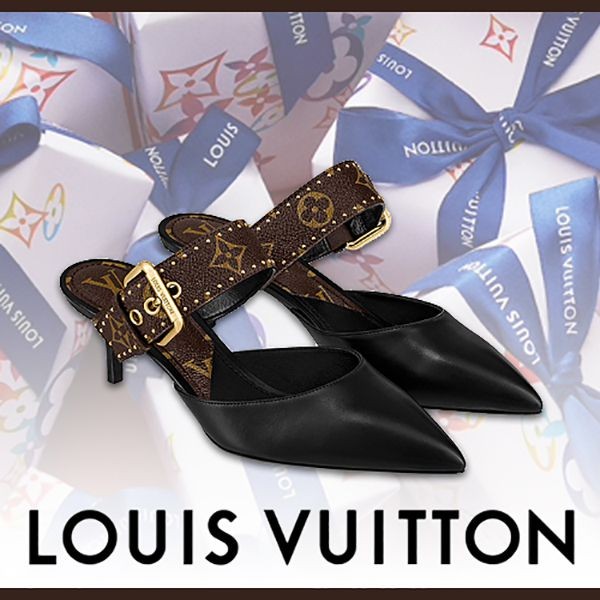 ルイヴィトン☆フラットミュール ヒールなし (Louis Vuitton/サンダル