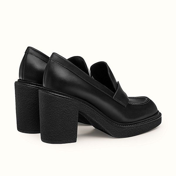 エルメス モカシン《Didi 70》ブラック カーフ 偽物 日本未入荷 H212055Z 02